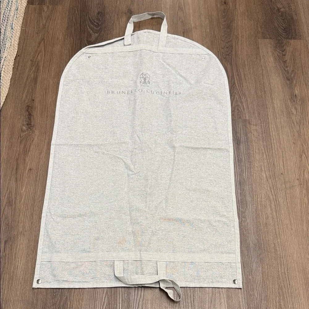 Brunello Cucinelli Linen Garment Bag Blazer Travel Bag Sleeper Bag 24